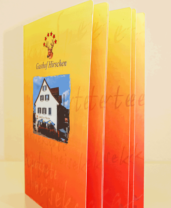 Speisen- und Getränke Karte Modell Swiss Card